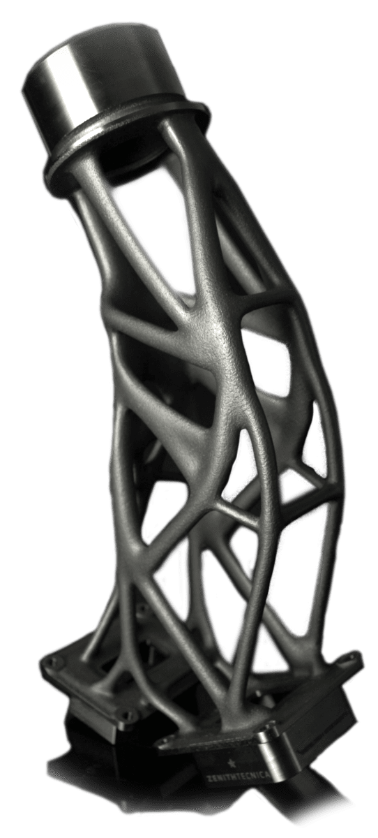 Large Titanium 3d printing bracket component